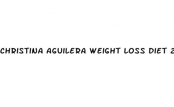 christina aguilera weight loss diet 2024