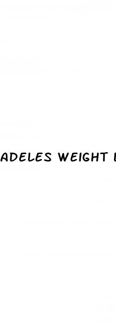 adeles weight loss is a double bind