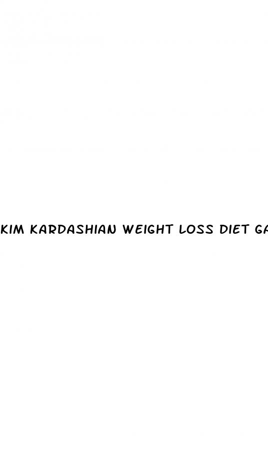 kim kardashian weight loss diet garcinia