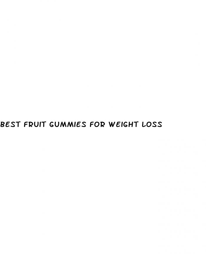 best fruit gummies for weight loss