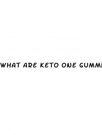 what are keto one gummies