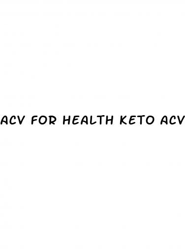 acv for health keto acv gummies review