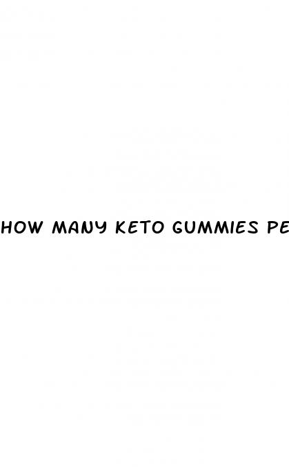 how many keto gummies per day