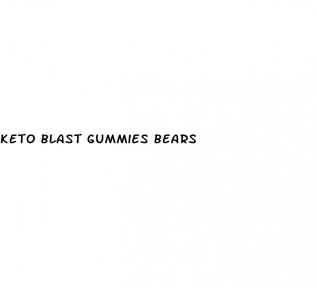 keto blast gummies bears