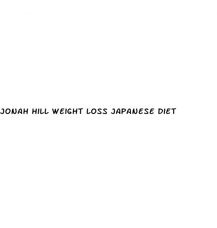 jonah hill weight loss japanese diet