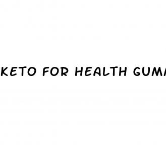 keto for health gummies