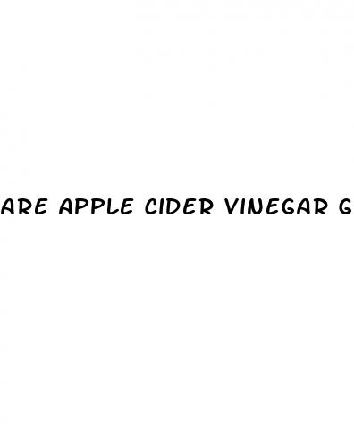 are apple cider vinegar gummies keto