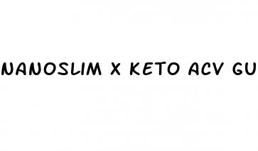 nanoslim x keto acv gummies