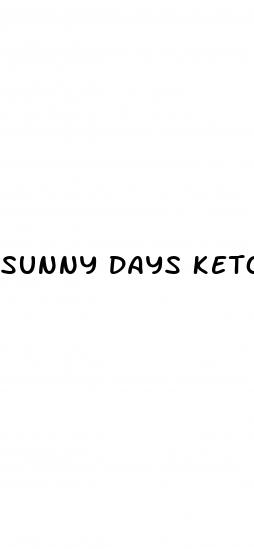 sunny days keto plus acv gummies