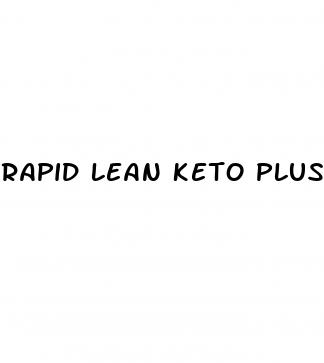 rapid lean keto plus acv gummies