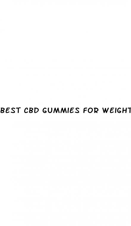 best cbd gummies for weight loss