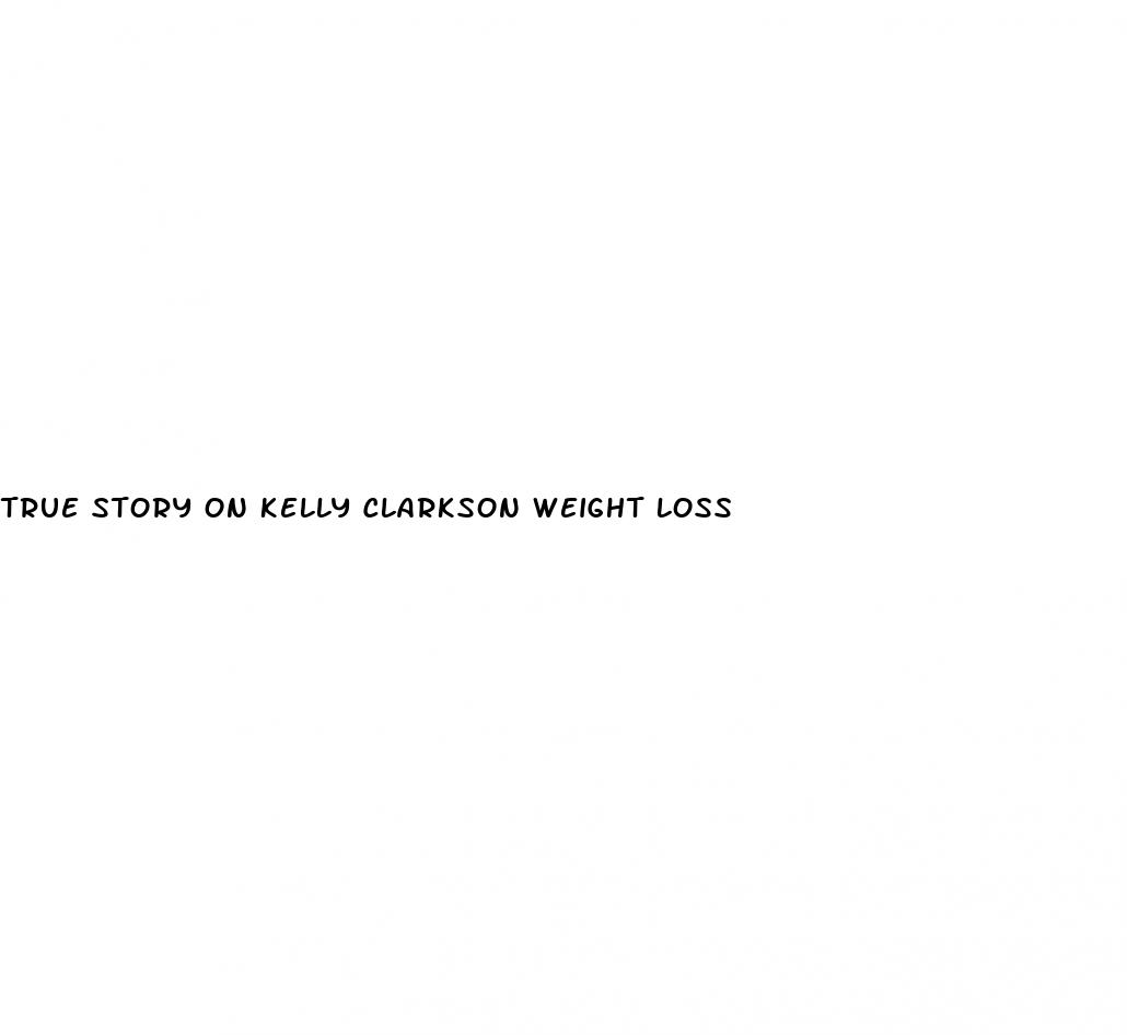 true story on kelly clarkson weight loss