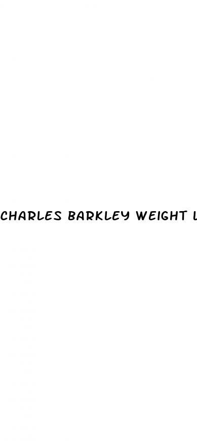 charles barkley weight loss