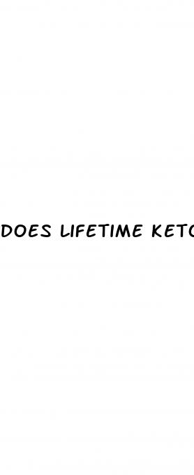 does lifetime keto gummies really work