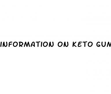 information on keto gummies