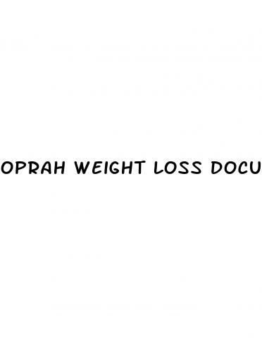 oprah weight loss documentary