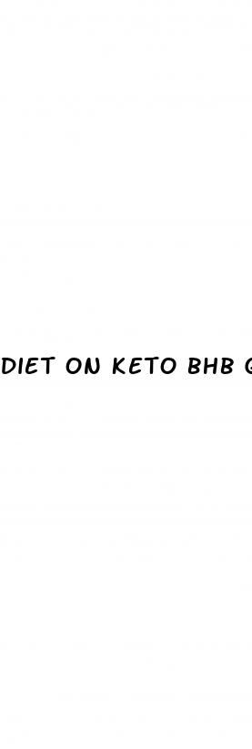 diet on keto bhb gummies