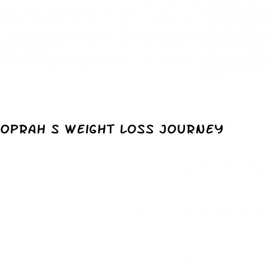 oprah s weight loss journey