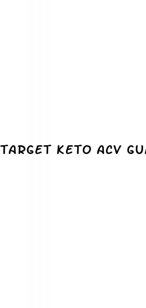 target keto acv gummies