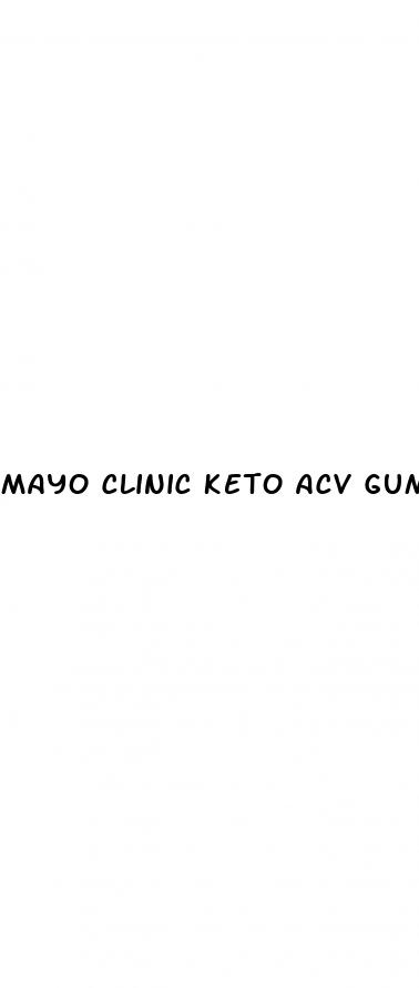 mayo clinic keto acv gummies