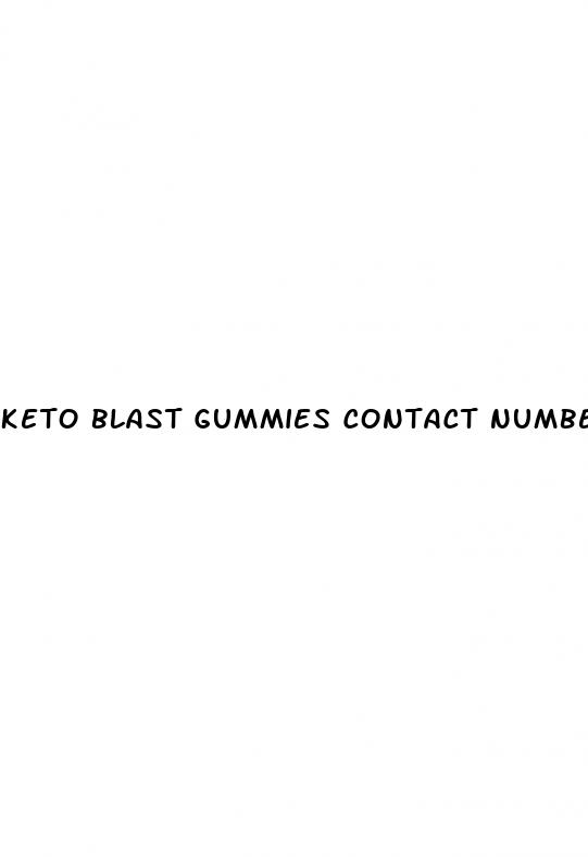 keto blast gummies contact number