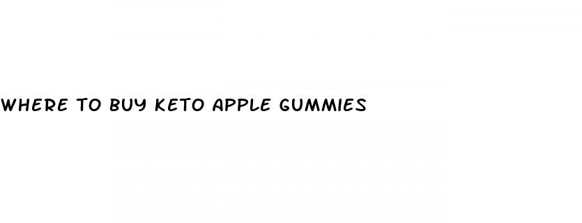 where to buy keto apple gummies