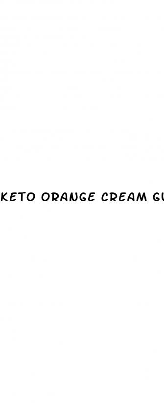 keto orange cream gummies