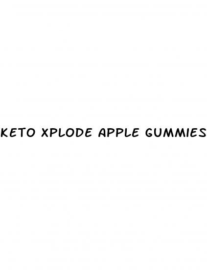 keto xplode apple gummies