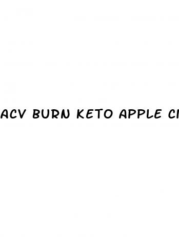 acv burn keto apple cider vinegar gummies