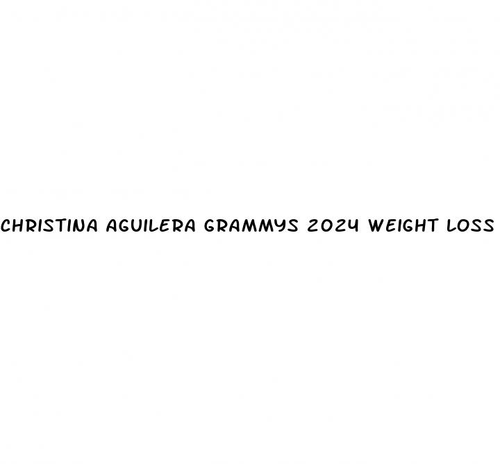 christina aguilera grammys 2024 weight loss