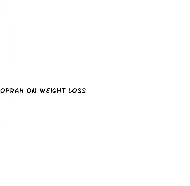 oprah on weight loss