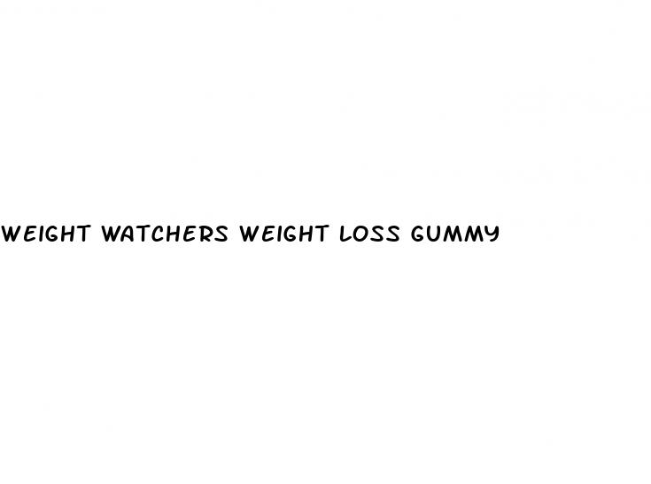 weight watchers weight loss gummy