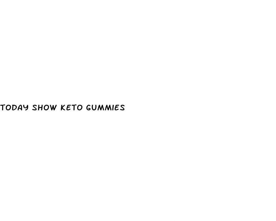 today show keto gummies