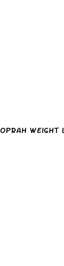 oprah weight loss tips