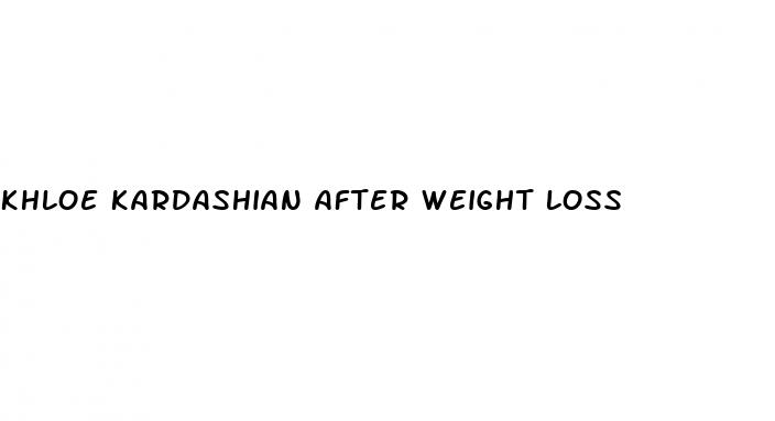 khloe kardashian after weight loss