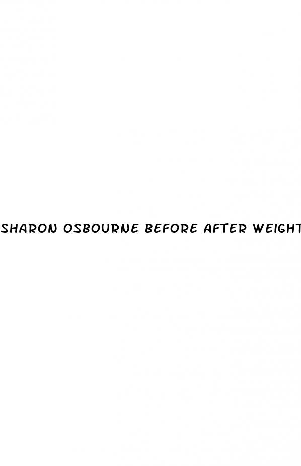 sharon osbourne before after weight loss