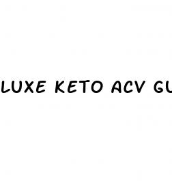 luxe keto acv gummies