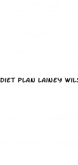 diet plan lainey wilson weight loss