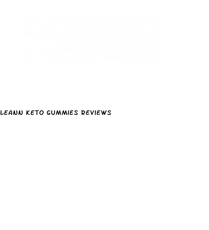 leann keto gummies reviews