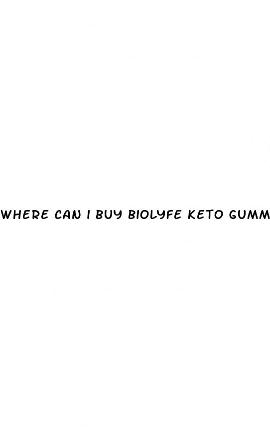 where can i buy biolyfe keto gummies