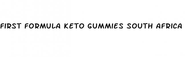 first formula keto gummies south africa