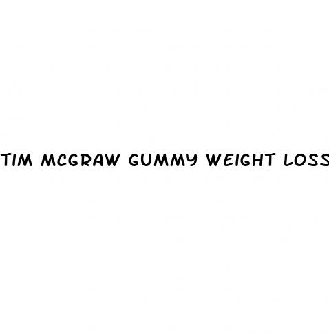 tim mcgraw gummy weight loss