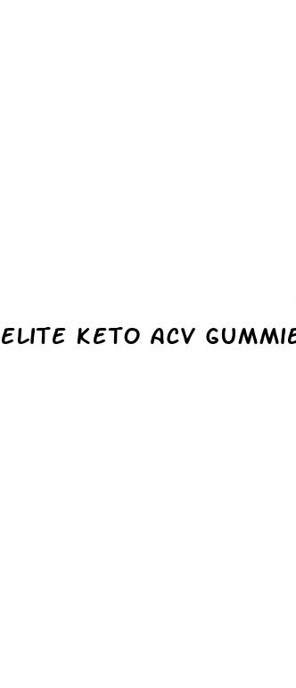 elite keto acv gummies ingredients