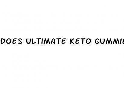 does ultimate keto gummies work