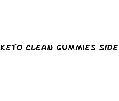 keto clean gummies side effects