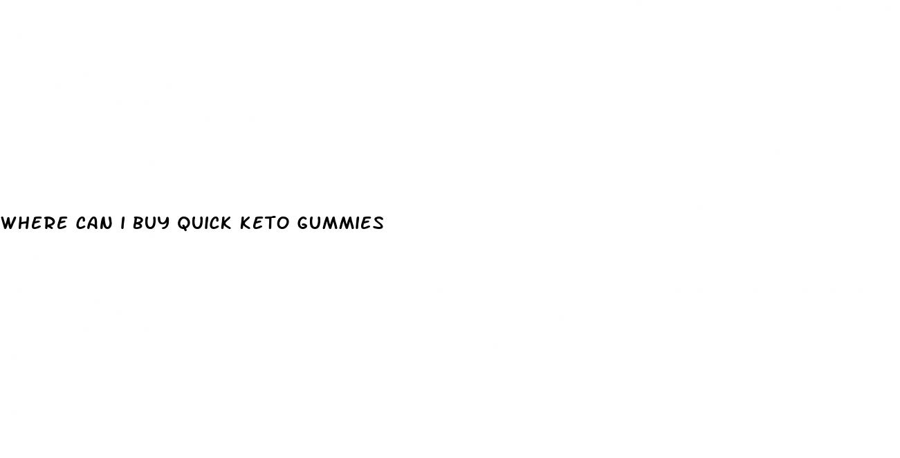 where can i buy quick keto gummies