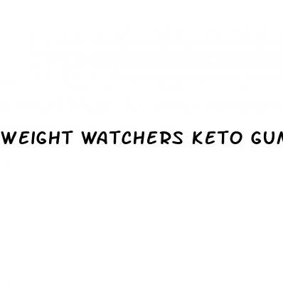 weight watchers keto gummies oprah winfrey