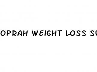 oprah weight loss supplement