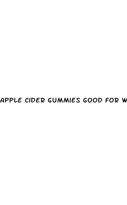 apple cider gummies good for weight loss