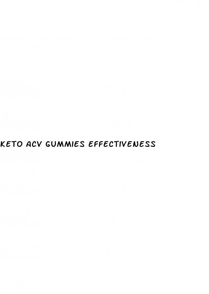 keto acv gummies effectiveness